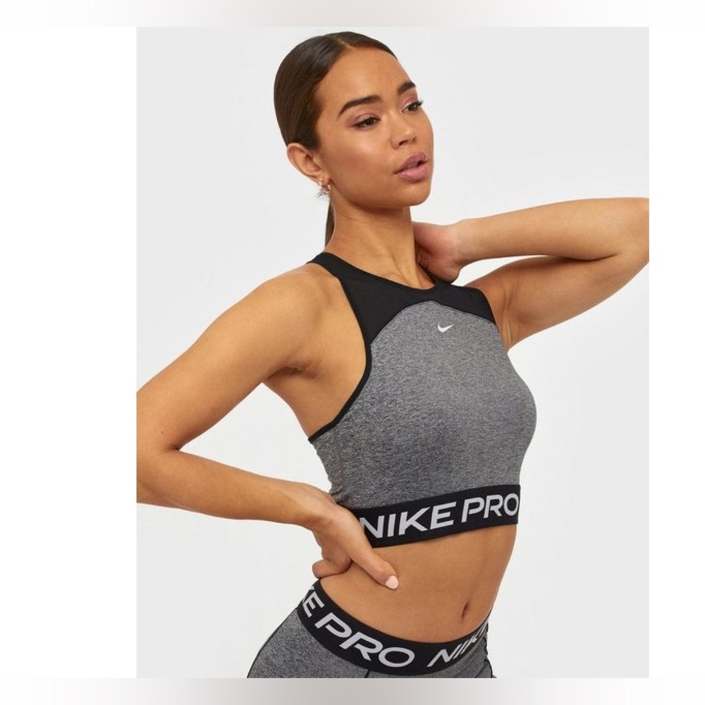 Nike Pro Dri-Fit Tank Women Medium Cropped Fitted New